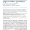 SeqRate: sequence-based protein folding type classification and rates prediction