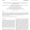 Serial interval statistics of spontaneous activity in cortical neurons in vivo and in vitro