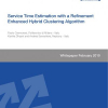 Service Time Estimation with a Refinement Enhanced Hybrid Clustering Algorithm