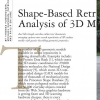 Shape-based retrieval and analysis of 3d models