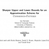 Sharper Upper and Lower Bounds for an Approximation Scheme for Consensus-Pattern