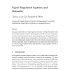 Signal-regulated systems and networks