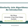 Similarity Join Algorithms: An Introduction