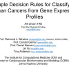Simple decision rules for classifying human cancers from gene expression profiles