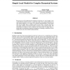 Simple Local Models for Complex Dynamical Systems