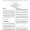 Simulating and Visualising Sedimentary Cluster-Cluster Aggregation