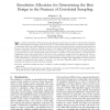 Simulation Allocation for Determining the Best Design in the Presence of Correlated Sampling