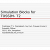 Simulation blocks for TOSSIM-T2