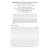 Simulation of a recurrent neurointerface with sparse electrical connections