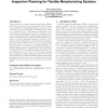 Simultaneous optimization of production planning and inspection planning for flexible manufacturing systems