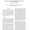 Simultaneous Segmentation and Modelling of Signals Based on an Equipartition Principle