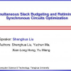 Simultaneous slack budgeting and retiming for synchronous circuits optimization