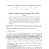 Singular-value-like decomposition for complex matrix triples