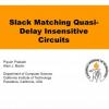 Slack Matching Quasi Delay-Insensitive Circuits