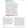 Small software organizations need explicit project portfolio management