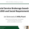 Social Service Brokerage Based on UDDI and Social Requirements