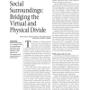 Social Surroundings: Bridging the Virtual and Physical Divide