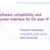 Software compatibility and human interface for DV over IP