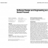 Software design and engineering as a social process