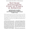 Software Engineering Code of Ethics is Approved