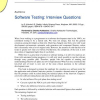 Software Testing: Interview Questions