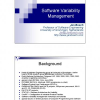 Software Variability Management