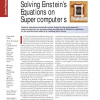 Solving Einstein's Equations on Supercomputers