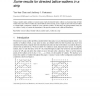 Some results for directed lattice walkers in a strip