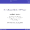 Some Second Order Set Theory