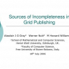 Sources of Incompleteness in Grid Publishing