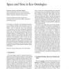 Space and time in eco-ontologies