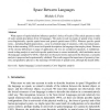 Space Between Languages