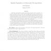 Sparsity Equivalence of Anisotropic Decompositions