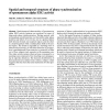Spatial and temporal structure of phase synchronization of spontaneous alpha EEG activity