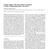 Spatial cognition and neuro-mimetic navigation: a model of hippocampal place cell activity