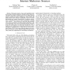 Spatial-Temporal Characteristics of Internet Malicious Sources