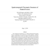 Spatiotemporal-chromatic structure of natural scenes