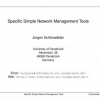 Specific Simple Network Management Tools