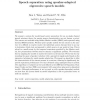 Speech separation using speaker-adapted eigenvoice speech models