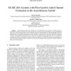 SS-MC-MA Systems with Pilot Symbol Aided Channel Estimation in the Asynchronous Uplink