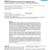 Stability analysis of mixtures of mutagenetic trees