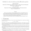 Stability for a class of nonlinear pseudo-differential equations