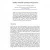 Stability of Metabolic and Balanced Organisations