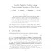 Stability radii for positive linear time-invariant systems on time scales