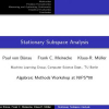 Stationary Subspace Analysis