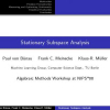 Stationary Subspace Analysis