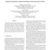 Statistical Classification of Spatial Relationships among Mathematical Symbols