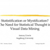 Statistification or Mystification? The Need for Statistical Thought in Visual Data Mining