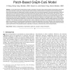 Stereo Correspondence with Occlusion Handling in a Symmetric Patch-Based Graph-Cuts Model