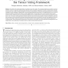Stereo Using Monocular Cues within the Tensor Voting Framework